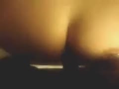 Every time I give her a shove, she shakes as I pound her taut fuckhole.